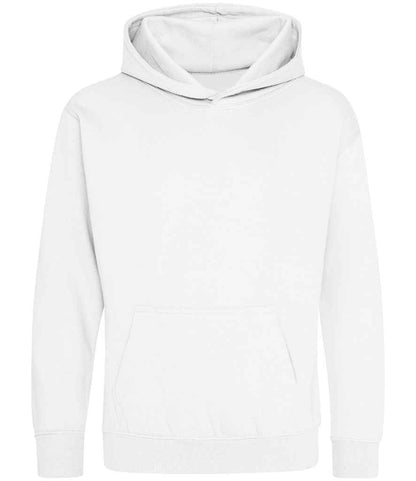 Just Hoods JH001B AWDis Kids Hoodie in Arctic White