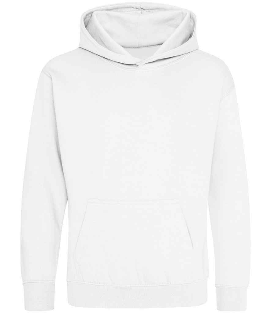 Just Hoods JH001B AWDis Kids Hoodie in Arctic White