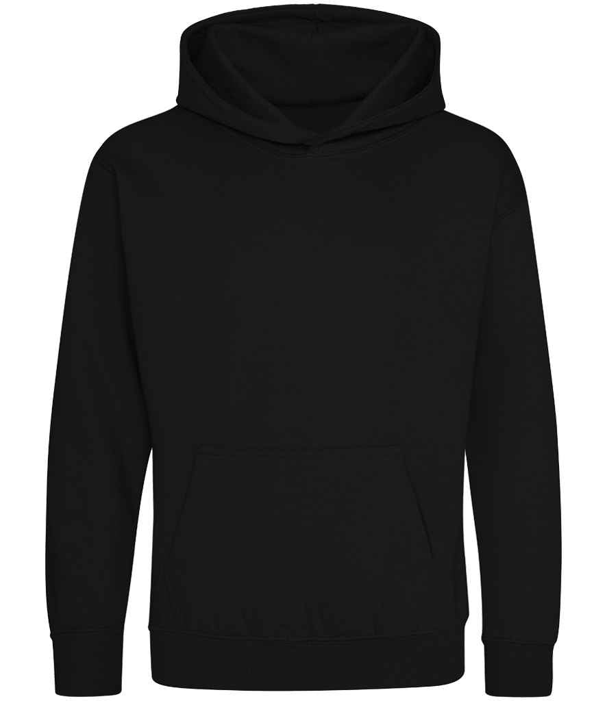 Just Hoods JH001B AWDis Kids Hoodie in Deep Black