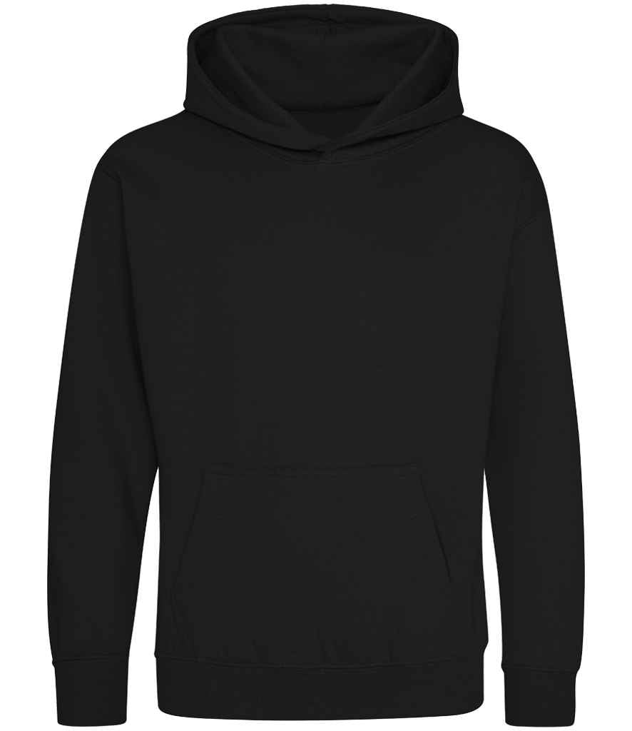 Just Hoods JH001B AWDis Kids Hoodie in Jet Black