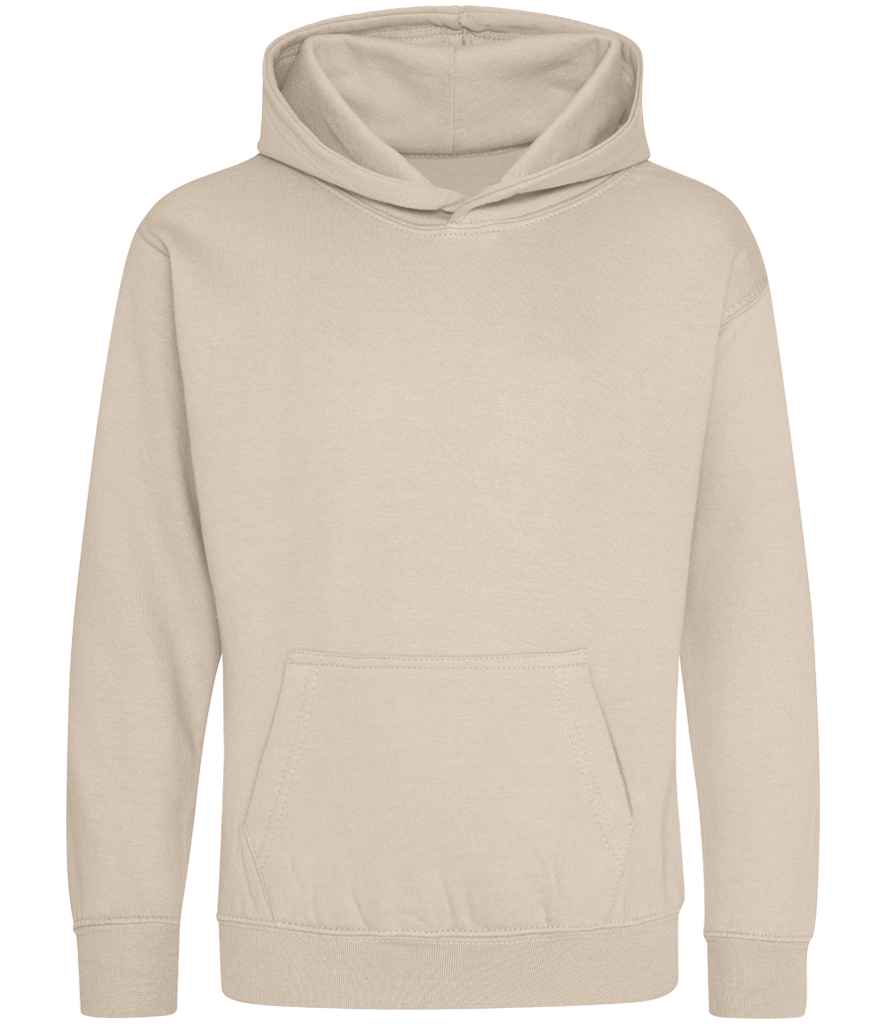Just Hoods JH001B AWDis Kids Hoodie in Natural Stone