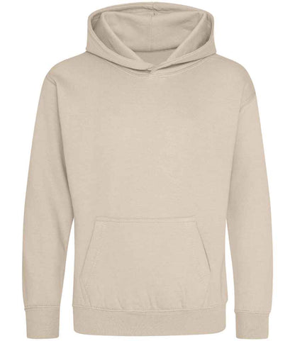 Just Hoods JH001B AWDis Kids Hoodie in Natural Stone