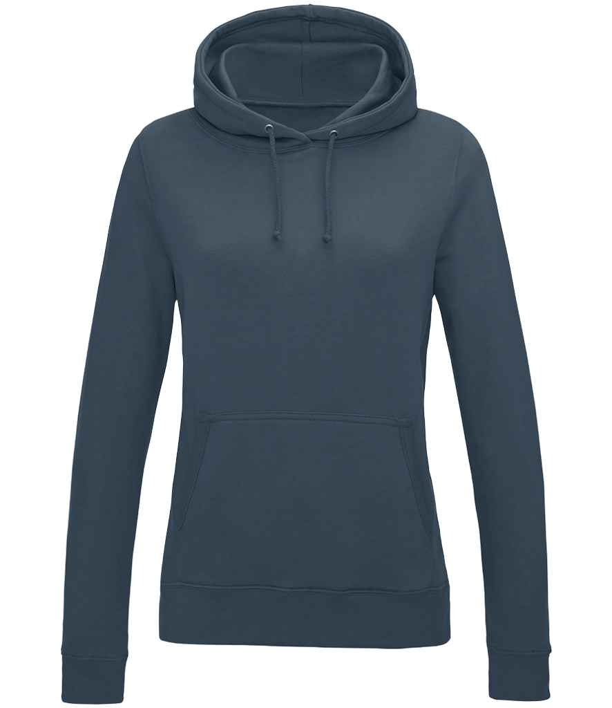 Just Hoods JH001F AWDis Ladies College Hoodie in Airforce Blue