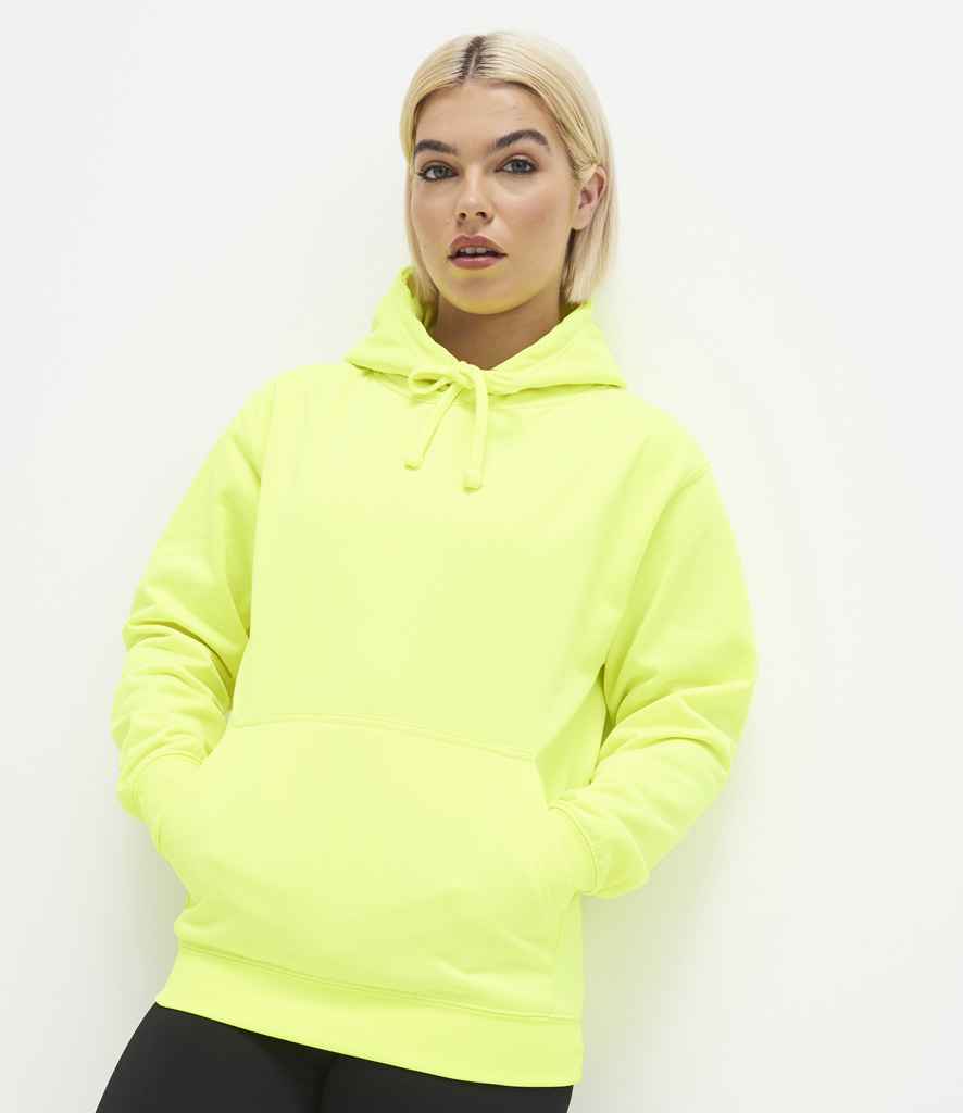 Just Hoods JH004 Electric Hoodie in Electric Yellow