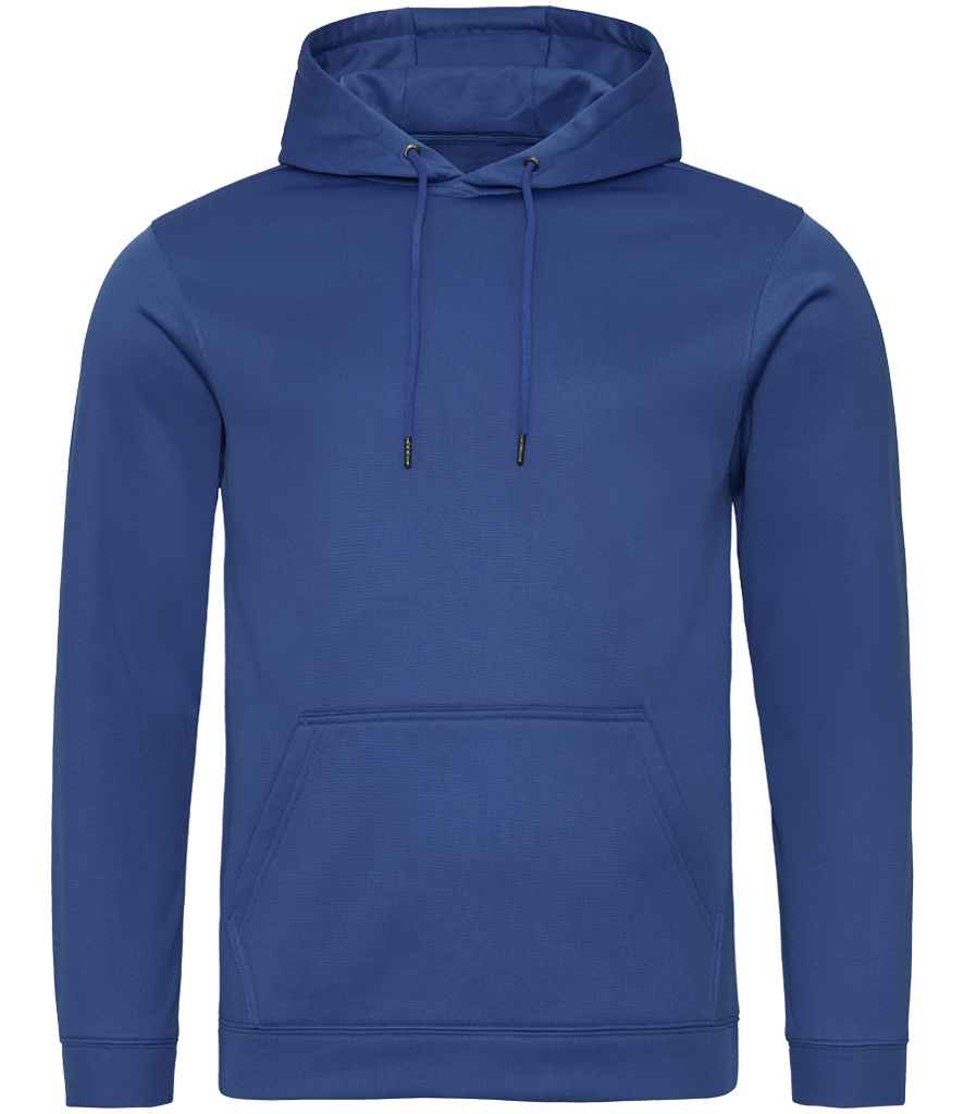 Just Hoods JH006 Sports Polyester Hoodie in Royal Blue