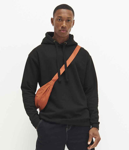 Just Hoods JH011 Epic Print Hoodie in Jet Black