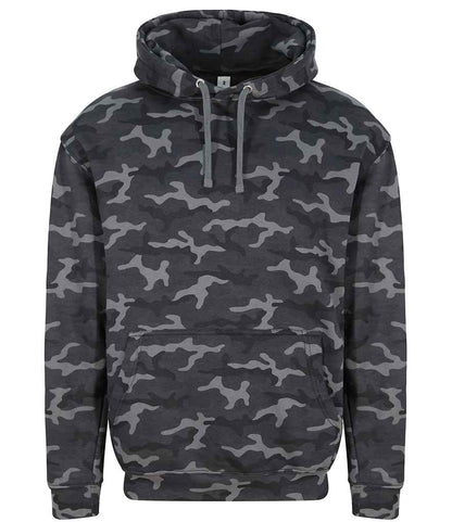 Just Hoods JH014 Camo Hoodie in Black Camo