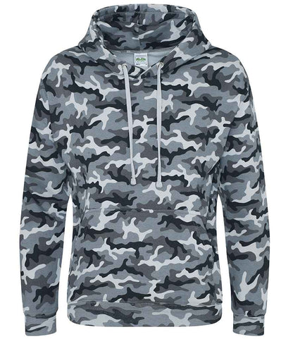 Just Hoods JH014 Camo Hoodie in Grey Camo