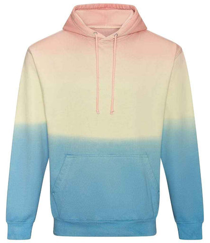 Just Hoods JH022 Tie-Dye Hoodie in Pastel Sunset Dip