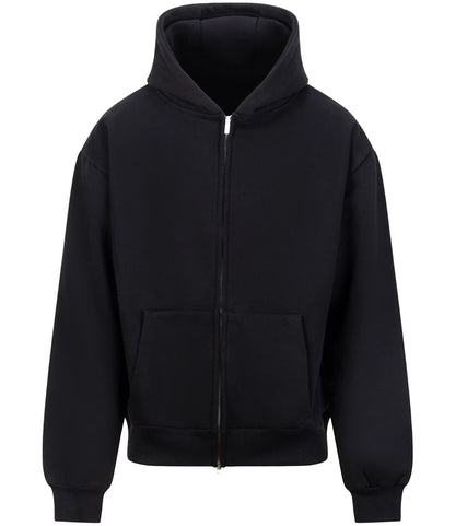 Just Hoods JH125 Signature Heavyweight Zoodie in Deep Black
