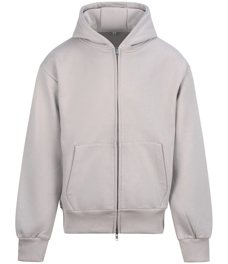 Just Hoods JH125 Signature Heavyweight Zoodie in Natural Stone