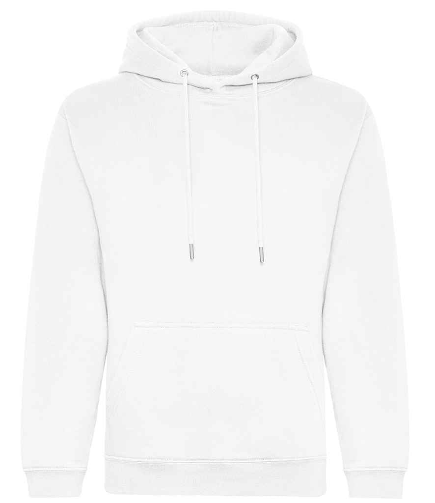 Just Hoods JH201 Organic Hoodie in Arctic White