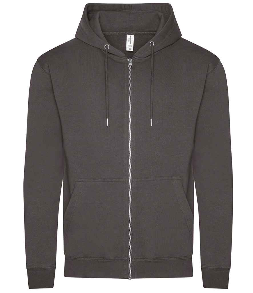 Just Hoods JH250 Organic Zoodie in Charcoal