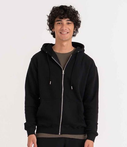 Just Hoods JH250 Organic Zoodie in Deep Black