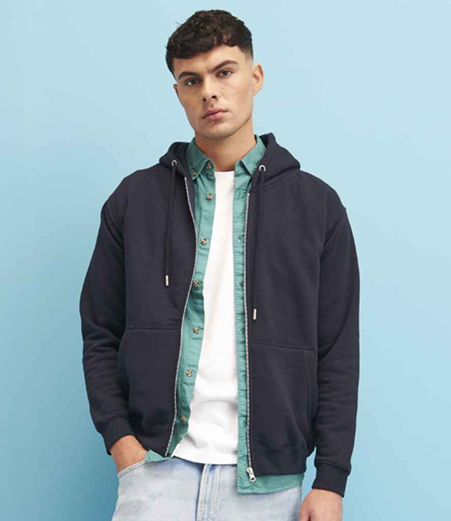 Just Hoods JH250 Organic Zoodie in New French Navy
