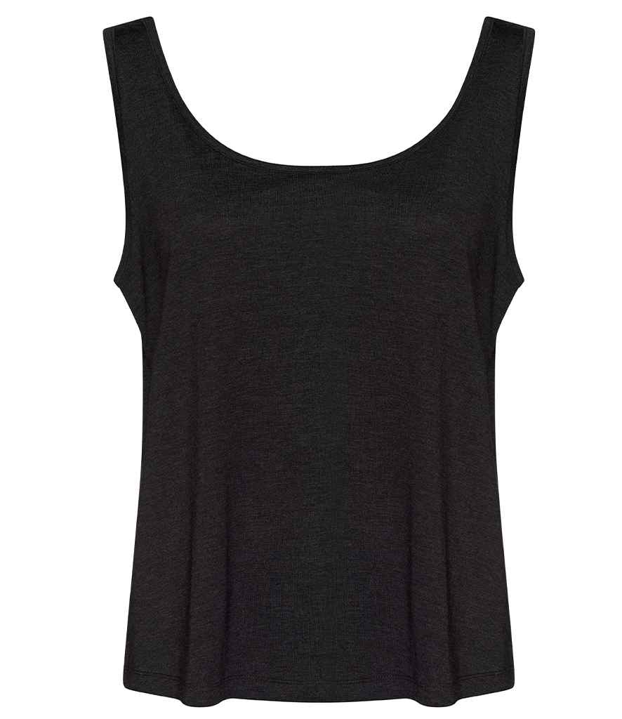 Just Ts JT017 AWDis Ladies Tank Top in Heather Black