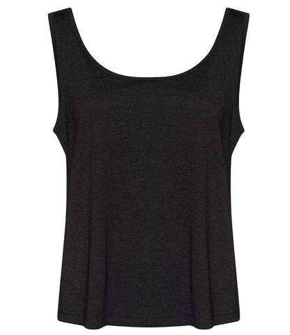 Just Ts JT017 AWDis Ladies Tank Top in Heather Black