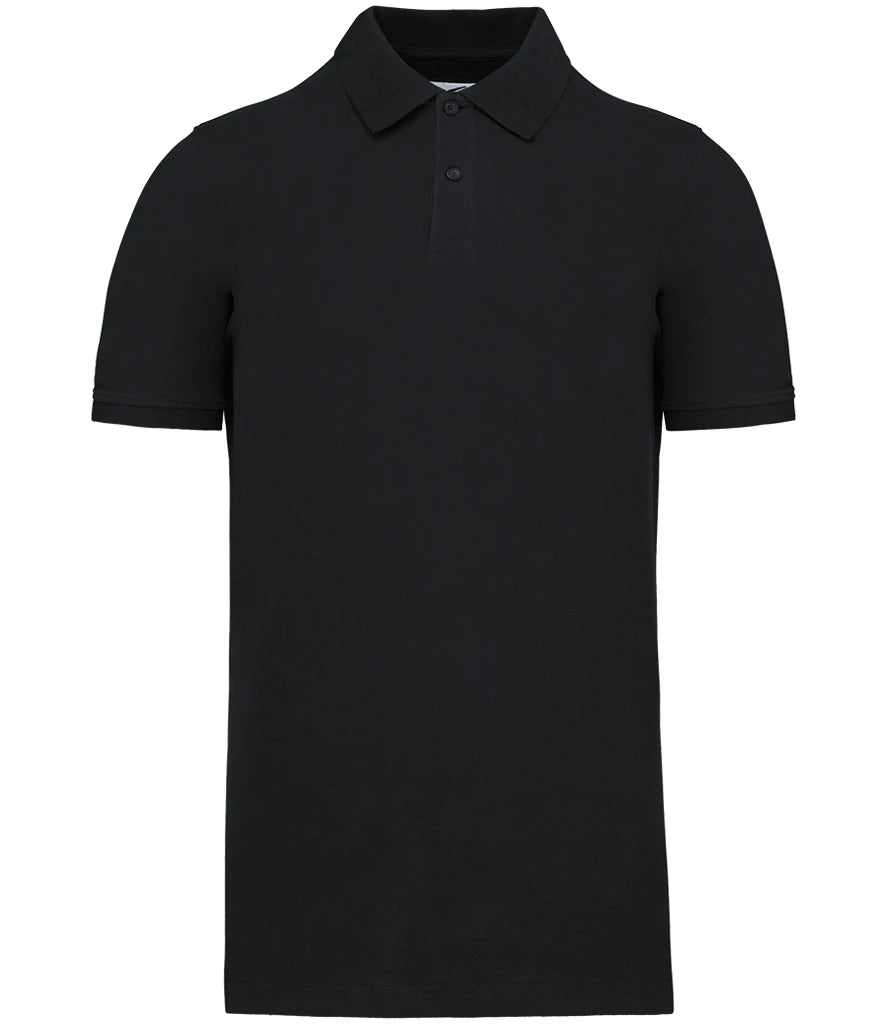 Kariban KB2025 organic polo in Black