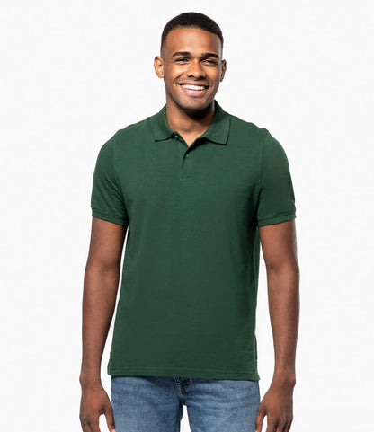 Kariban KB2025 organic polo in Forest Green