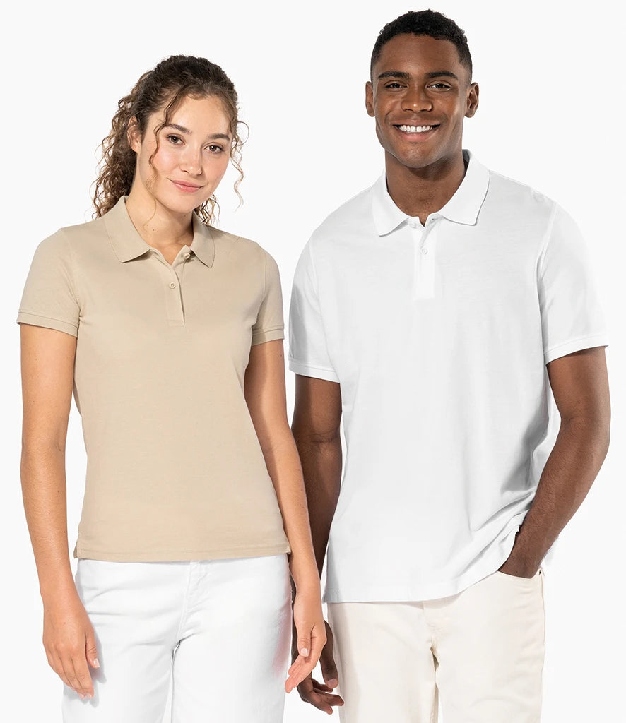 Kariban KB2025 organic polo in White