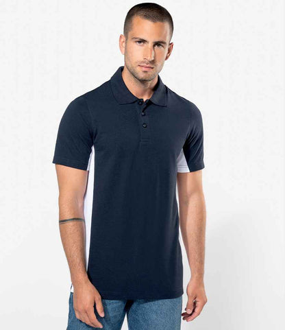 Kariban KB232 polo in Navy/White