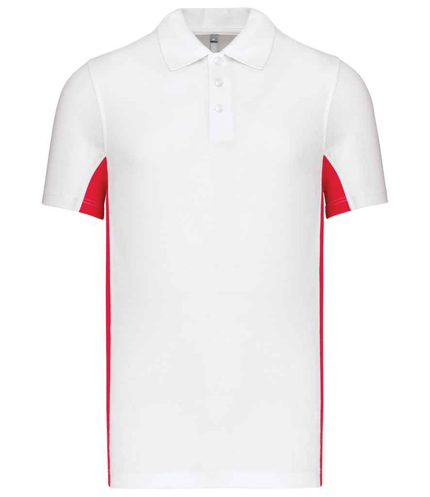 Kariban KB232 polo in White/Red