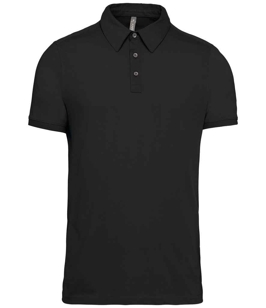 Kariban KB262 jersey polo in Black