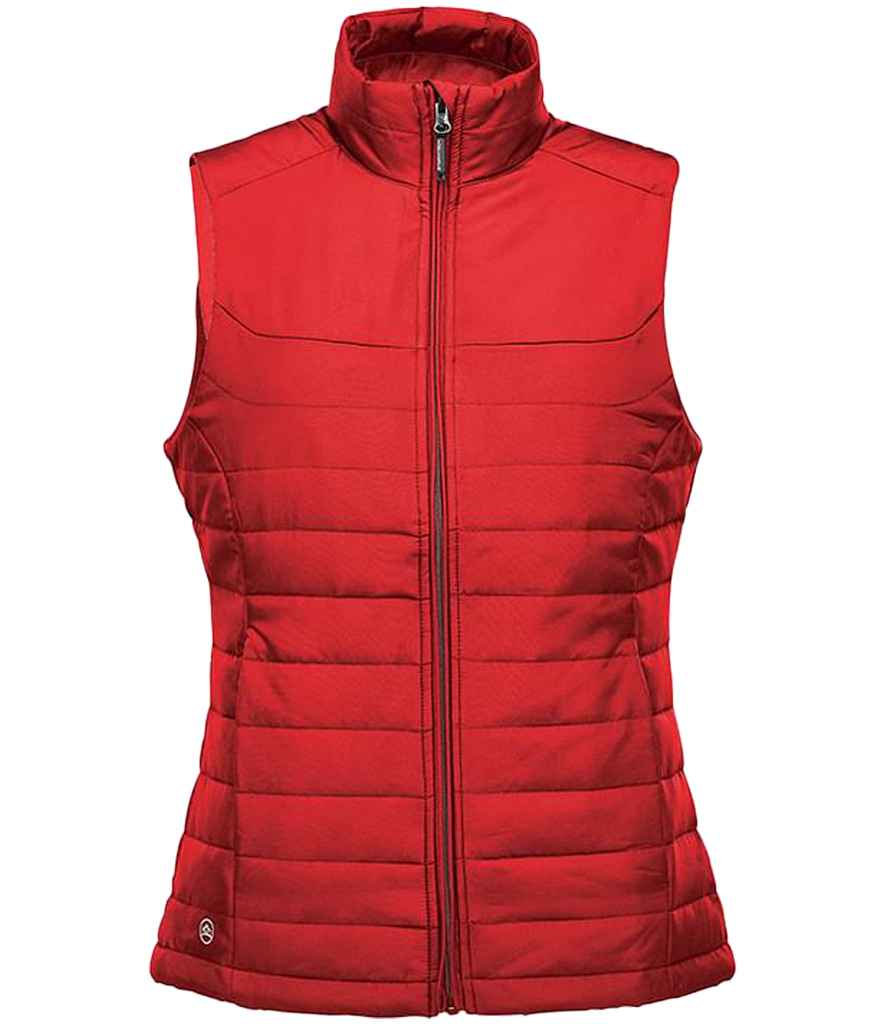 Stormtech KXV1W Stormtech Ladies Nautilus Quilted Bodywarmer in Bright Red