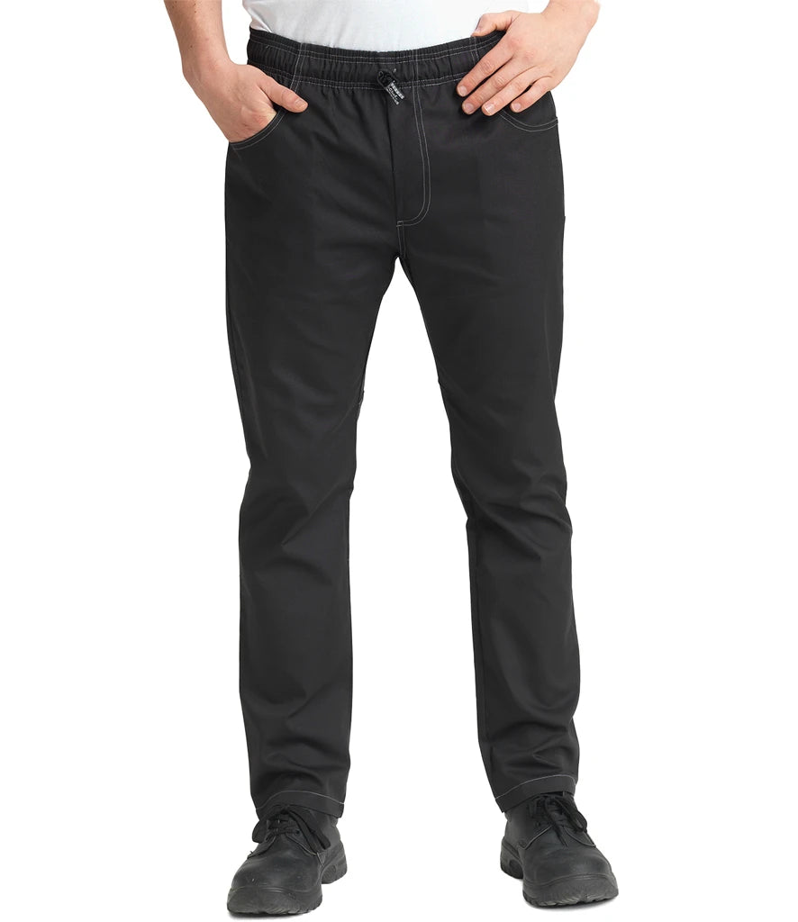 Le Chef LE021 Prep Trousers in Black