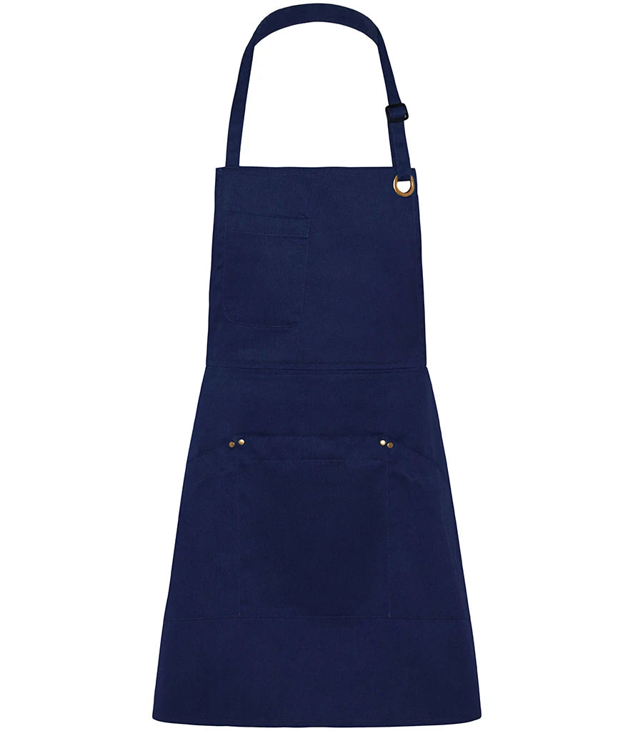 Le Chef LE100 Utility Bib Apron in Navy