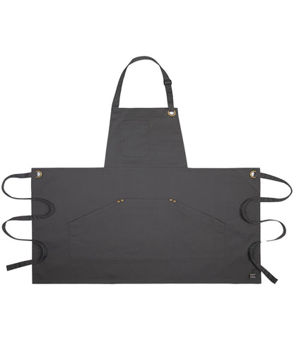 Le Chef LE100 Utility Bib Apron in Storm Grey