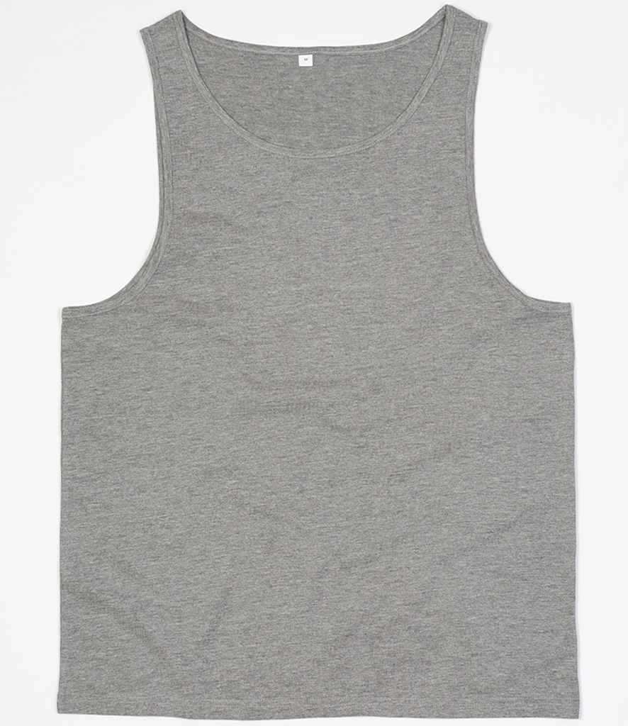 Mantis M133 Drop Armhole Vest Top in Heather Marl