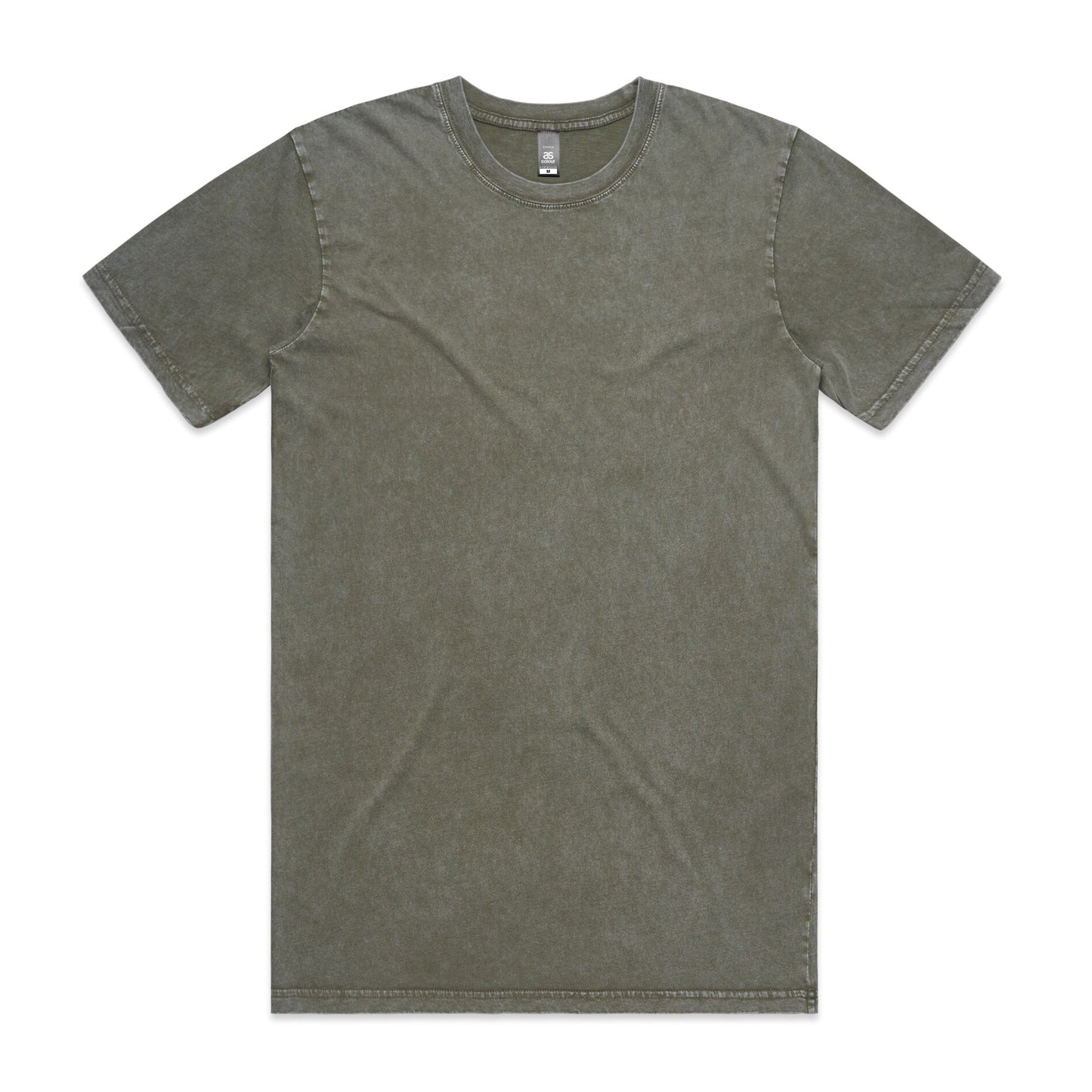 AS Colour 5040 Staple Stone Wash Tee Moss Stone