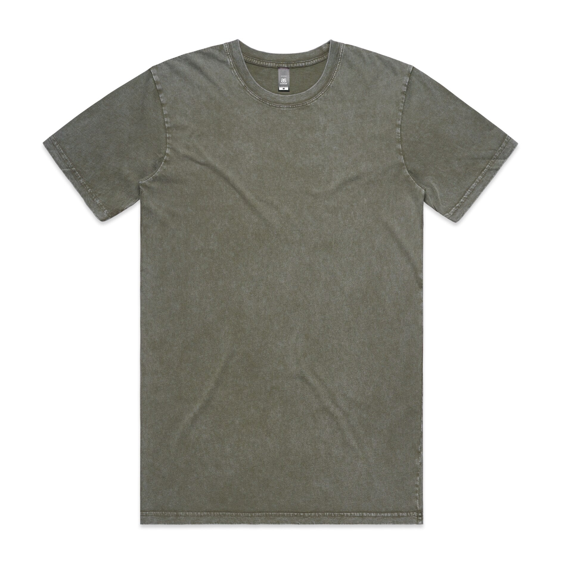 AS Colour 5040 Staple Stone Wash Tee Moss Stone