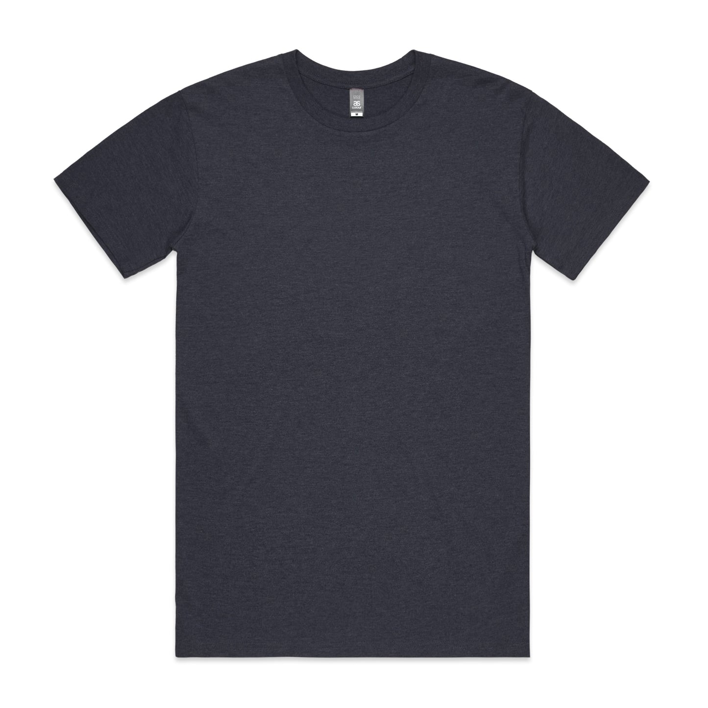 AS Colour 5001M Staple Heather Tee Navy Heather