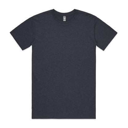 AS Colour 5001M Staple Heather Tee Navy Heather