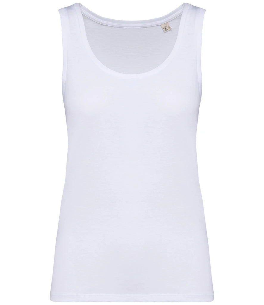 Native Spirit NS341 Ladies Tank Top in White
