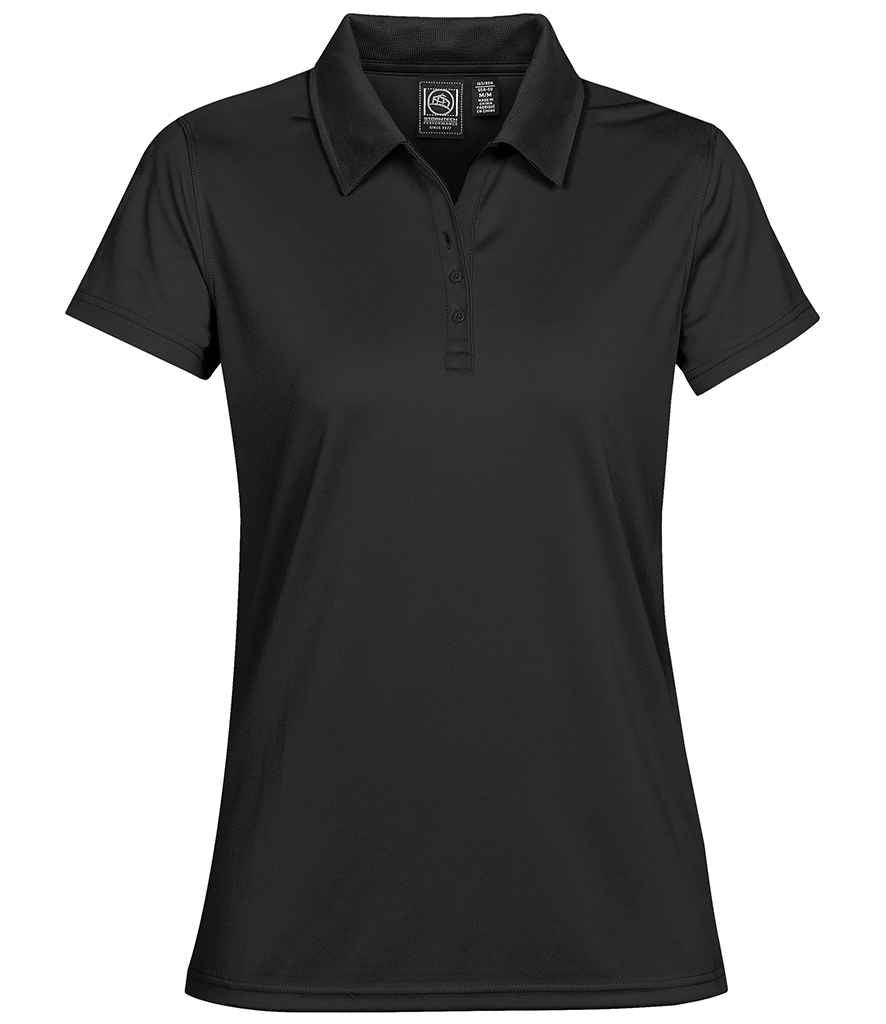 Stormtech PG1W Ladies Eclipse Piqué Polo Shirt in Black