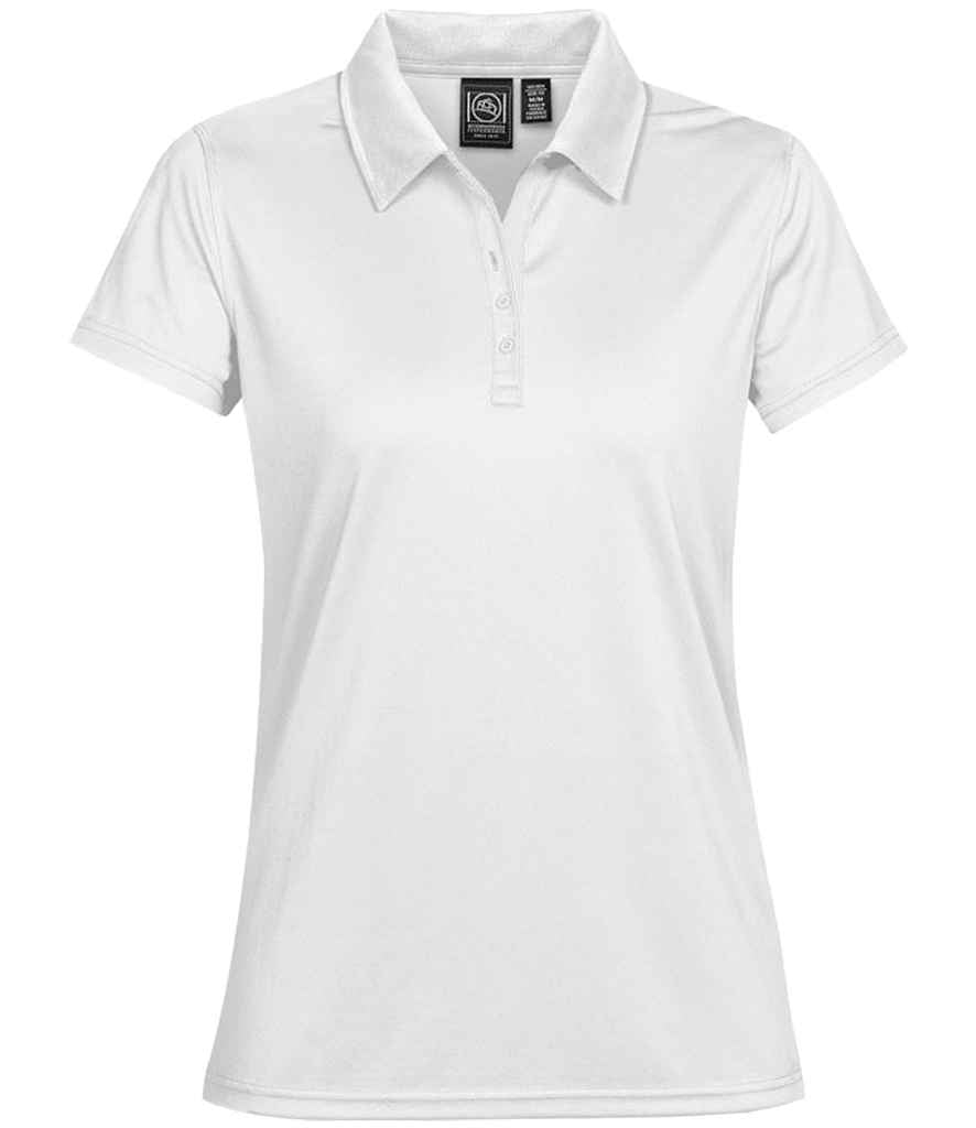 Stormtech PG1W Ladies Eclipse Piqué Polo Shirt in White