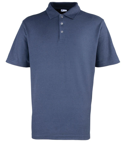 Premier PR610 Stud Piqué Polo Shirt in Navy