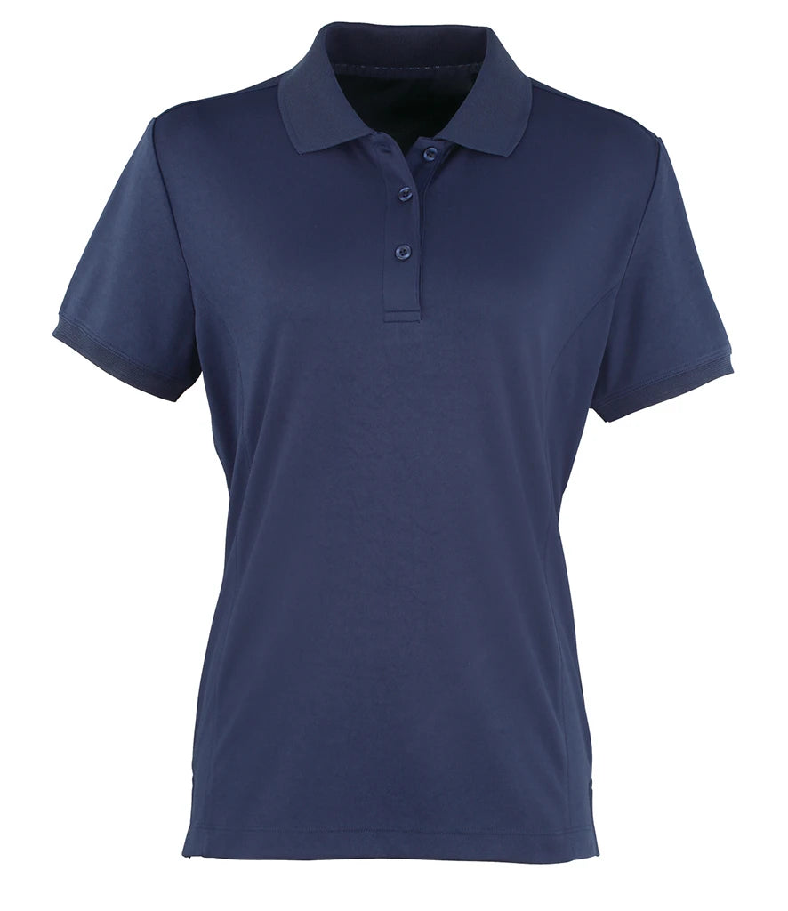 Premier PR616 Ladies Coolchecker Piqué Polo Shirt in Navy
