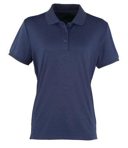 Premier PR616 Ladies Coolchecker Piqué Polo Shirt in Navy