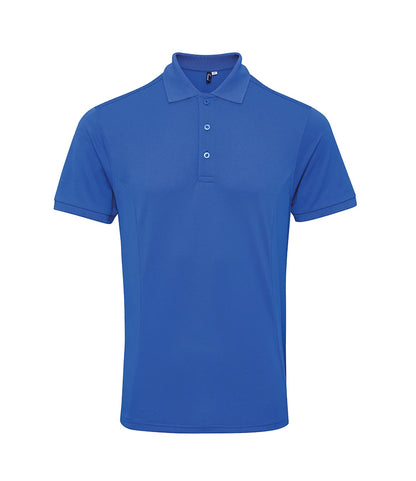 Premier PR630 Coolchecker Plus Piqué Polo Shirt in Royal Blue