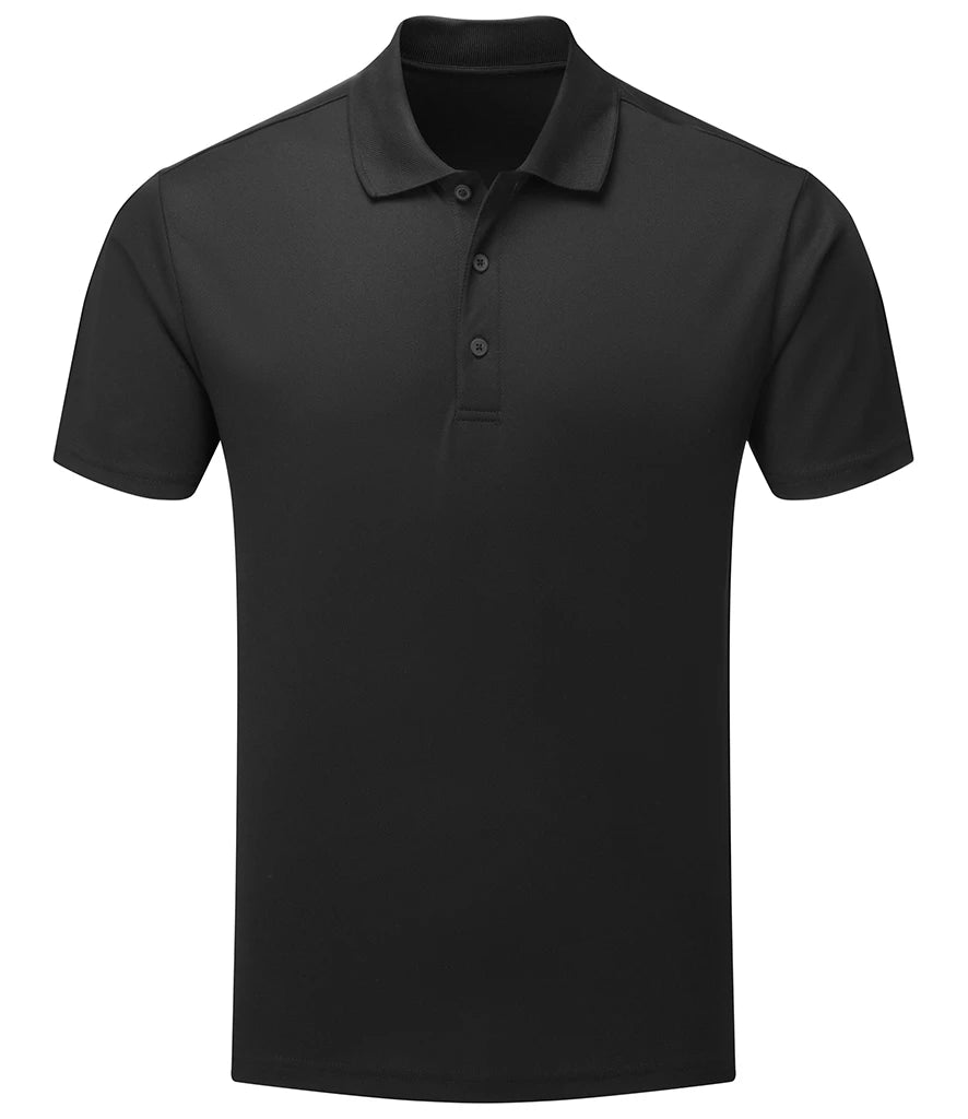 Premier PR631 Spun Dyed Recycled Polo Shirt in Black