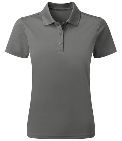Premier PR633 Ladies Spun Dyed Recycled Polo Shirt in Dark Grey