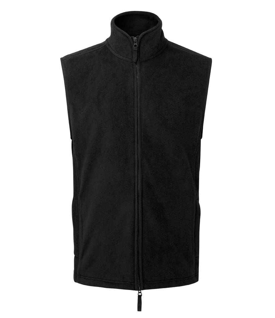 Premier PR803 Premier Artisan Fleece Gilet in Black/Black