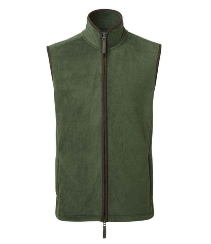 Premier PR803 Premier Artisan Fleece Gilet in Moss Green/Brown