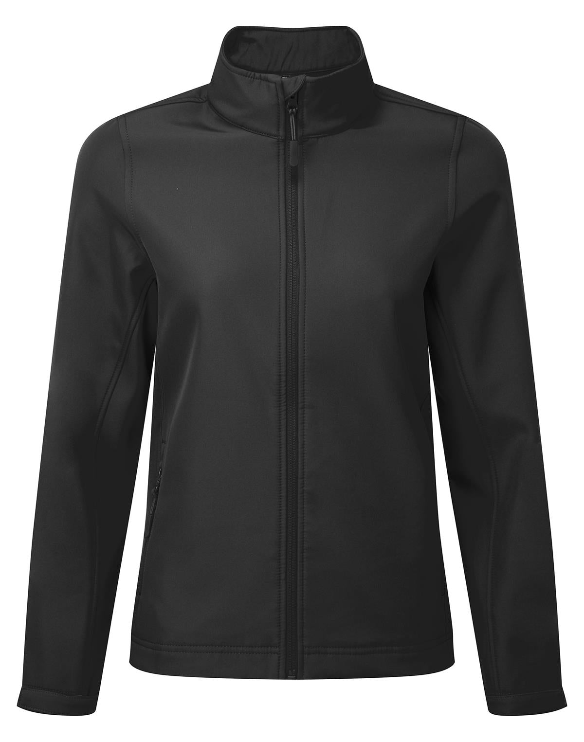 Premier PR812 women's softshell jacket in black