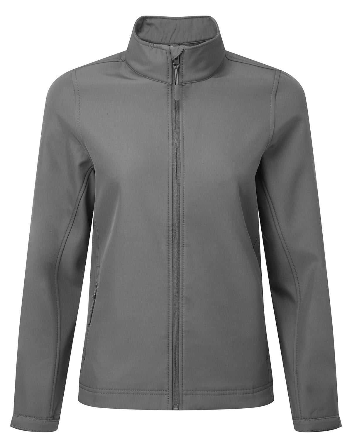 Premier PR812 women's softshell jacket in dark grey
