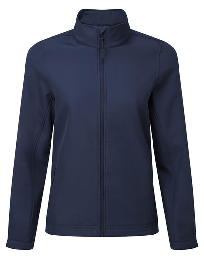 Premier PR812 women's softshell jacket in navy